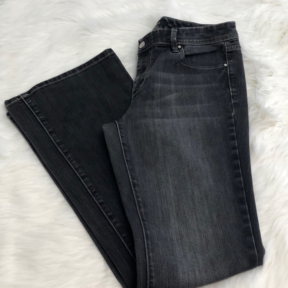 White house black market black flare  jeans 10 - Picture 5 of 5